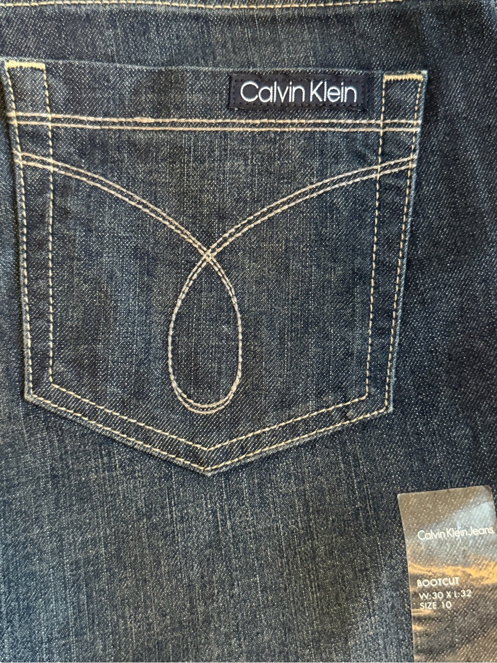 Calvin Klein Jeans Women’s Dark Indigo Boot Cut Denim - Picture 5 of 8